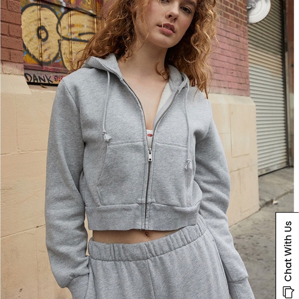 john galt grey zip up